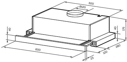 Кухонная вытяжка LEX Honver G 600 (белый)