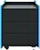 Тумба VMM Game Case 50 Black Blue CS-2BKBE (черный/синий)