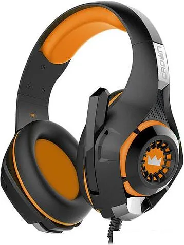 Наушники с микрофоном CrownMicro CMGH-101T (оранжевый)