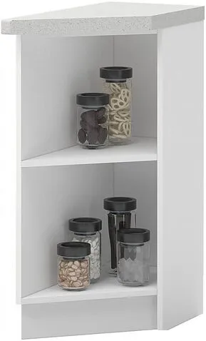 Шкаф напольный Mio Tesoro Альфа ШНТ 300 (белый/холст белый)