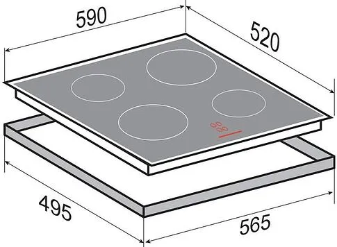 Варочная панель Zigmund & Shtain CI 30.6 W