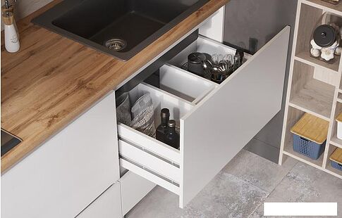 Готовая кухня Стендмебель Хелен 2.0 (белый)