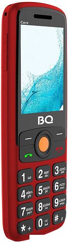 Кнопочный телефон BQ 2459 Care (красный)