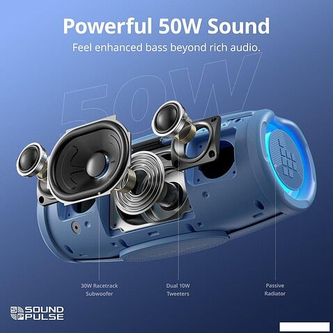 Беспроводная колонка Tronsmart Mirtune S100 (синий)