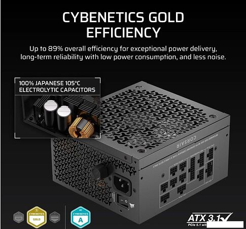 Блок питания Corsair RM1000x Shift CP-9020300-EU