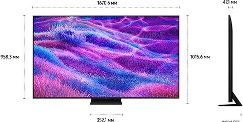 MiniLED телевизор Samsung QLED QN80F QE75QN80FAUXRU