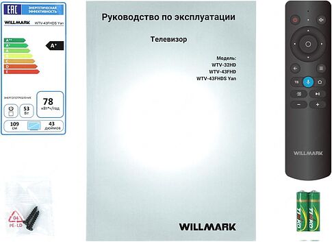 Телевизор Willmark WTV-43FHDS Yandex