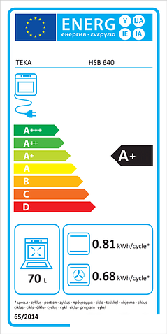 Духовой шкаф TEKA HSB 640 (черный) [41560270]