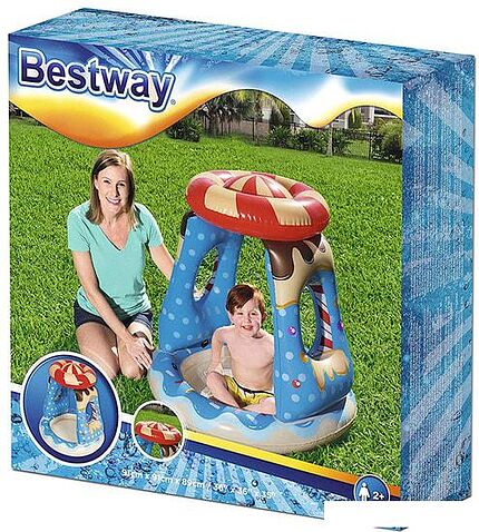 Надувной бассейн Bestway Конфетка 52270 (91х91х89)