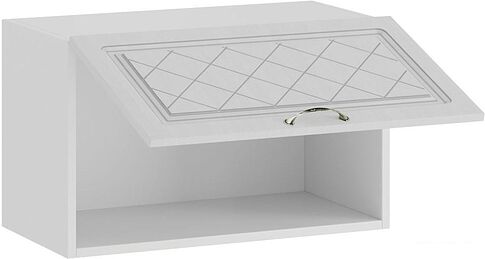 Шкаф навесной Трия Бьянка 1В6Г (дуб белый)