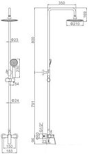Душевая система Ledeme L2475 Душевая система Ledeme L2475