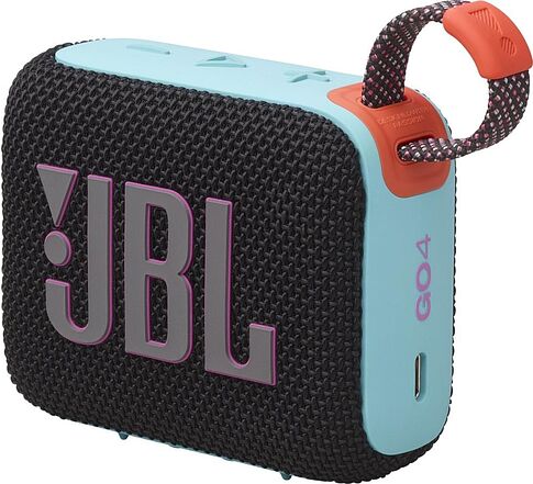 Беспроводная колонка JBL Go 4 (черный/оранжевый)