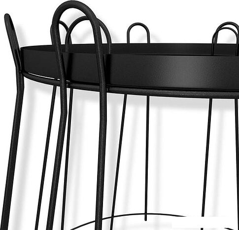 Журнальный столик Sheffilton SHT-CT6 (черный муар)