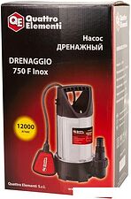 Дренажный насос Quattro Elementi Drenaggio 750 F Inox