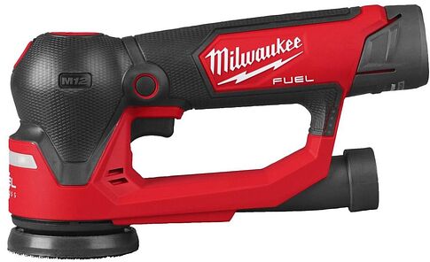 Эксцентриковая шлифмашина Milwaukee M12 FSDR75-202B 4933498233 (с 2-мя АКБ, сумка)