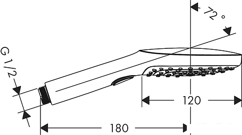 Душевая панель Hansgrohe Raindance Select 120 Air (26520400)