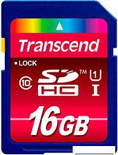 Карта памяти Transcend SDHC Class 10 UHS-I 16Gb (TS16GSDHC10U1) Карта памяти Transcend SDHC Class 10 UHS-I 16Gb (TS16GSDHC10U1)