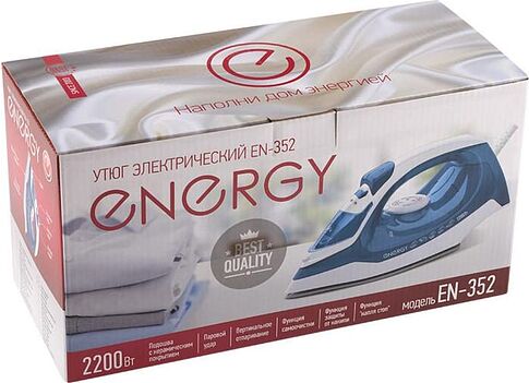 Утюг Energy EN-352 (голубой/белый)
