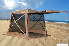 Кемпинговая палатка Higashi Pyramid Mesh Sand Кухня-шатер 05066