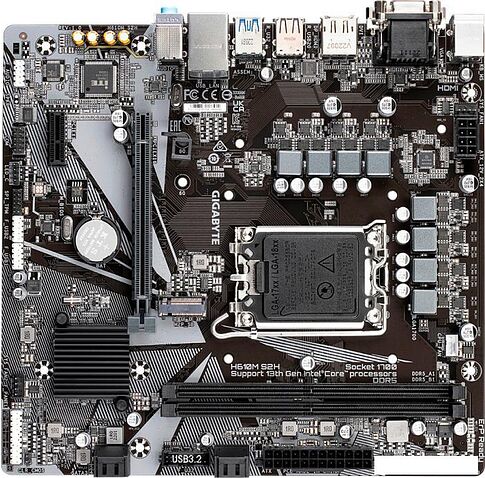 Материнская плата Gigabyte H610M S2H (rev. 1.1)
