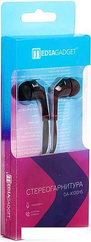 Наушники MediaGadget DA-X100HS (черный)
