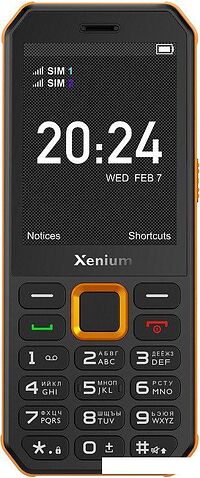 Телефон Xenium X300 (оранжевый/черный)