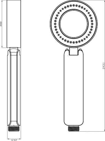 Душевая лейка Lemark LM8115C