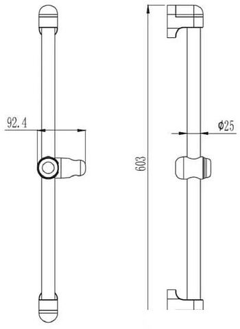 Душевая штанга Voda VSR603