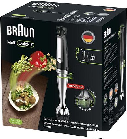 Погружной блендер Braun Multiquick 7 MQ7035X