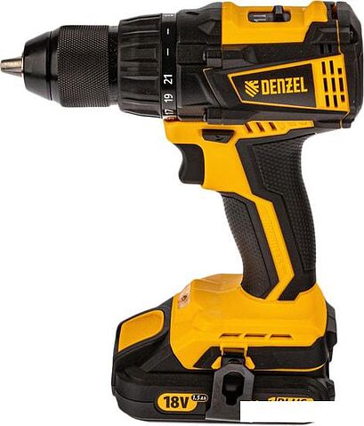 Дрель-шуруповерт Denzel BLDL-IB-IB-18-02 (с 2-мя АКБ, кейс)