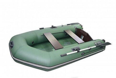 Моторно-гребная лодка Муссон 2400 (зеленый)