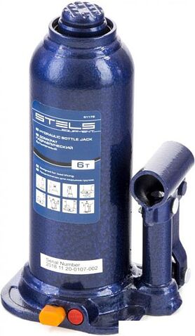 Бутылочный домкрат Stels 51176 6т
