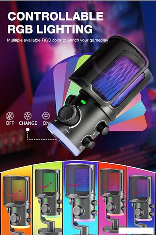 Проводной микрофон FIFINE TAM6 (черный)