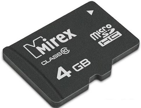 Карта памяти Mirex microSDHC 13612-MC10SD04 4GB