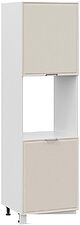 Шкаф напольный Трия Белладжио 1П6 (белый/софт панакота) Шкаф напольный Трия Белладжио 1П6 (белый/софт панакота)