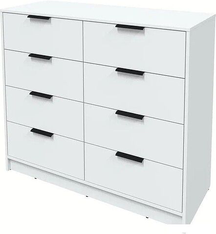 Комод Интерлиния Концепт КТ-К117 (белый платинум/белый платинум)