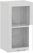 Шкаф навесной Трия Весна 1В4С (белый глянец)