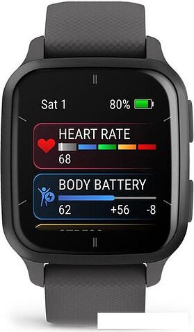 Умные часы Garmin Venu Sq 2 (темно-серый)