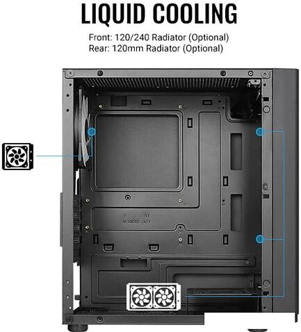Корпус AeroCool Hexform-G-BK-v1
