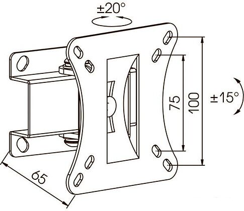 Кронштейн Kromax GALACTIC-1