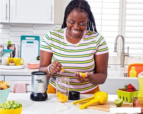 Стационарный блендер NutriBullet Magic Bullet MBR10 B