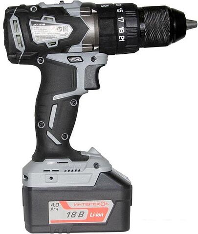 Ударный шуруповерт Интерскол ДАУ-13/18В 574.4.1.70 (с 1-им АКБ, кейс)