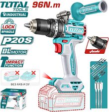 Ударная дрель-шуруповерт Total TIDLI209685 (без АКБ)