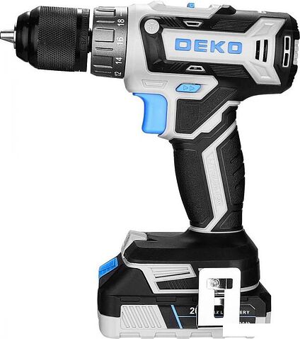 Дрель-шуруповерт Deko Loner 20V 085-1005 (с 2-мя АКБ)