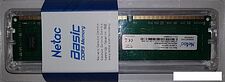 Оперативная память Netac Basic 4GB DDR3 PC3-12800 NTBSD3P16SP-04 Оперативная память Netac Basic 4GB DDR3 PC3-12800 NTBSD3P16SP-04