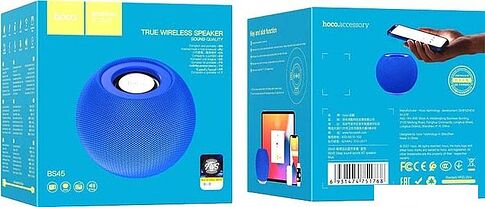 Беспроводная колонка Hoco BS45 Deep Sound (синий)