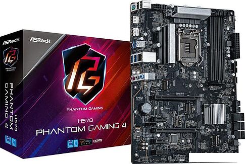 Материнская плата ASRock H570 Phantom Gaming 4
