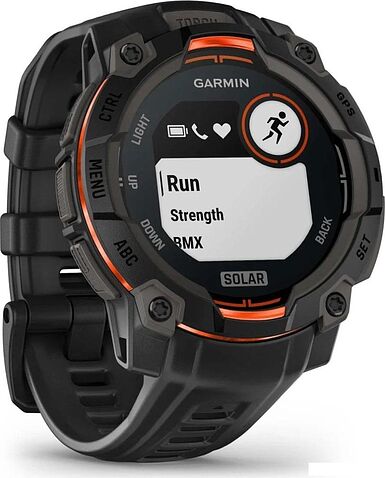Умные часы Garmin Instinct 3 Solar 45 мм (черный)