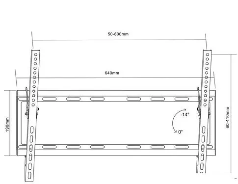 Кронштейн Maclean MC-605N (черный)