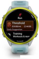 Умные часы Garmin Forerunner 570 47 мм (серебристый/желтый)